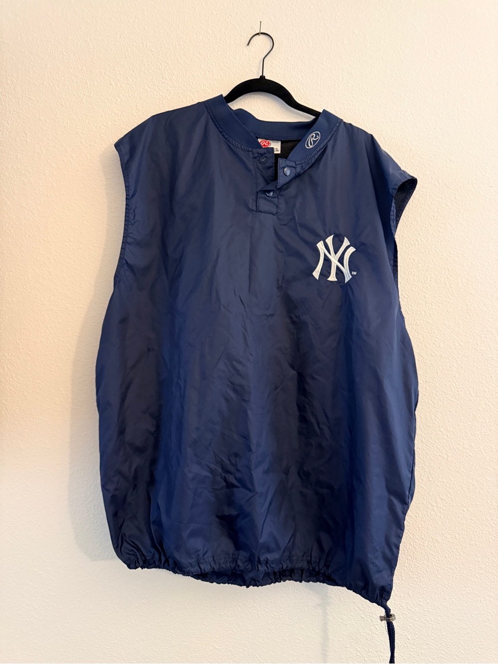Vintage Yankees Sleeveless Windbreaker